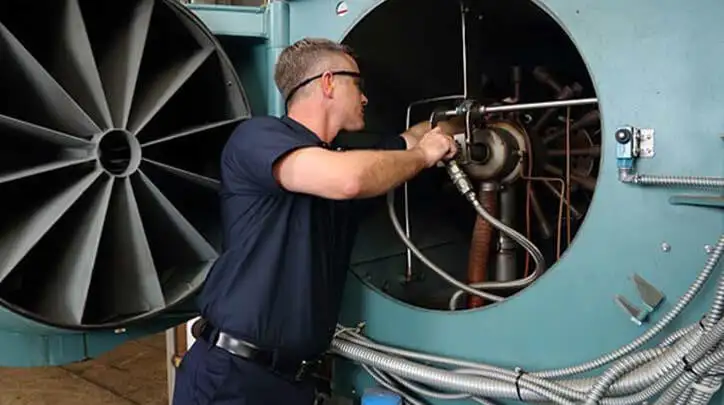 O'Brien industrial boilers in the workshop
