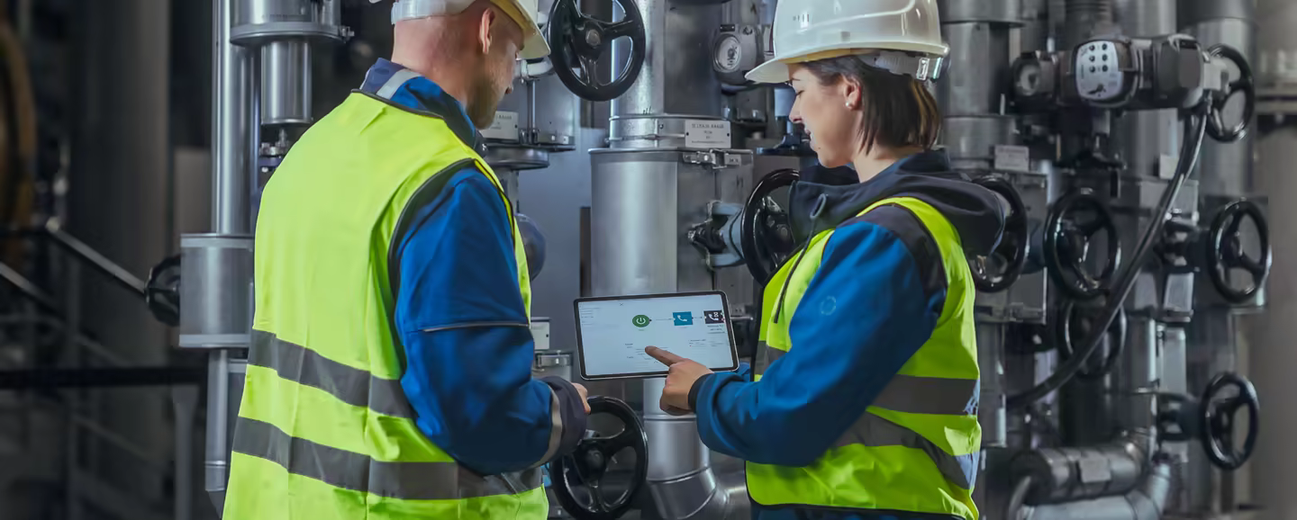 Workers in PPE undergoing accredited boiler training