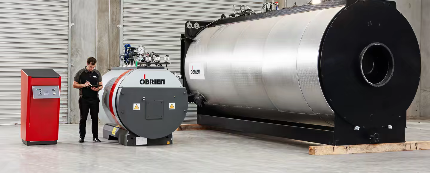 Industrial unattended boiler equipment