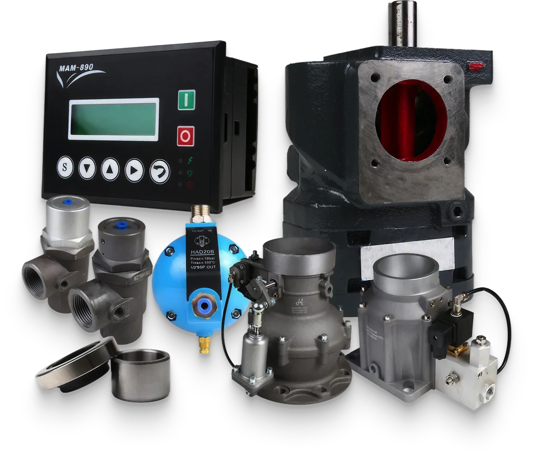 Boiler valves and control components