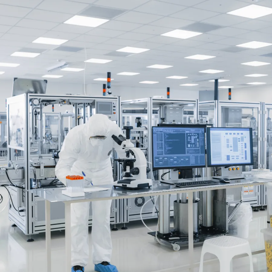 Low-emission electric boiler technology in pharma facility