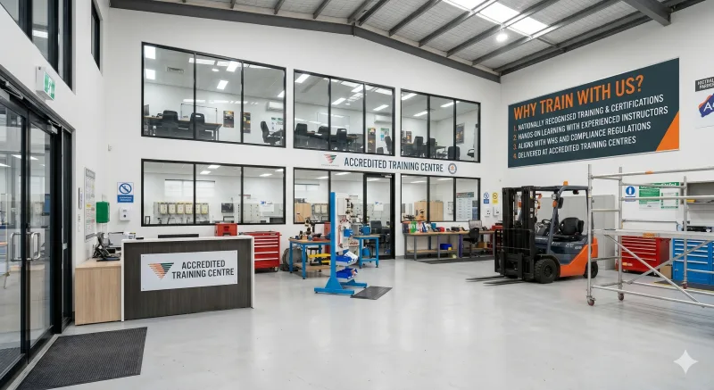 Accredited training centre with boiler equipment