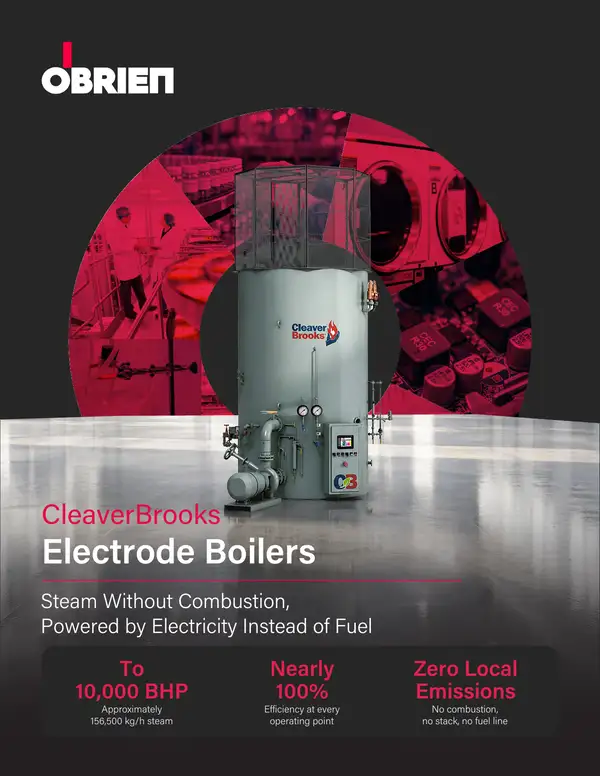 Cleaver Brooks Electrode Boilers brochure cover