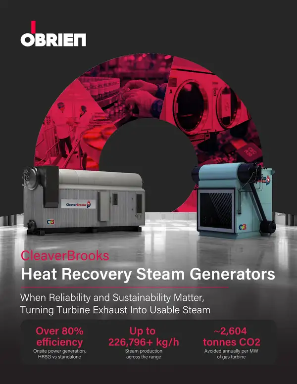 Cleaver Brooks Heat Recovery Steam Generators brochure cover