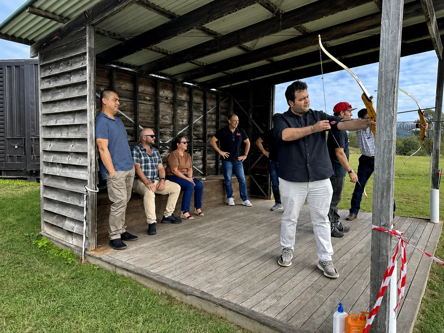 O’Brien team-building archery session